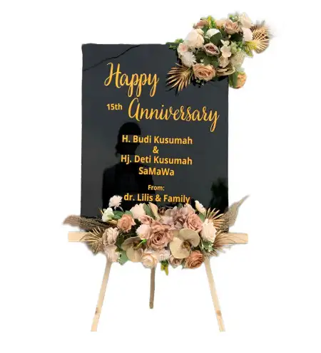 Papan Bunga Akrilik Mandor