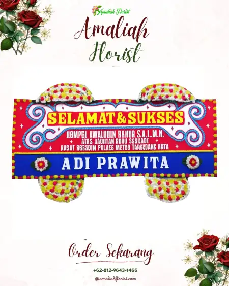 Papan Bunga Ucapan Selamat Mandor